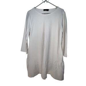 Hatch The Tulip Long Sleeve Mini Dress White Size‎ 1 ( S ) Maternity Work Casual